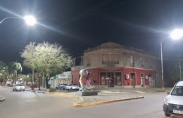 Recambio de luminarias LED en Avenida San Martín