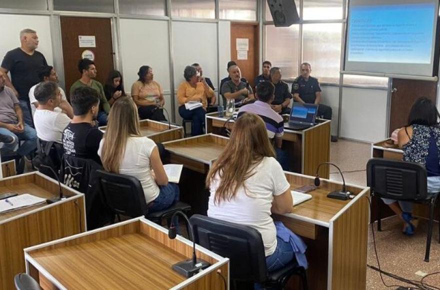 Un pasaje de la exposición del jefe comunal.