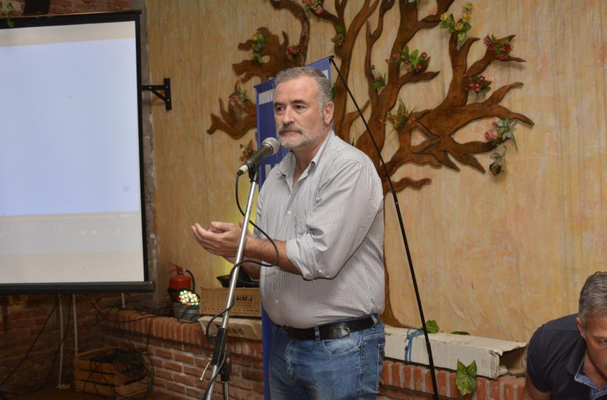 Mauro Poletti, candidato a intendente de UxP.