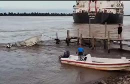 Un buque provocó daños en embarcaciones tras maniobra fallida en “Costa Pobre”