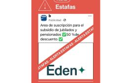 Advierten por estafas en nombre de EDEN