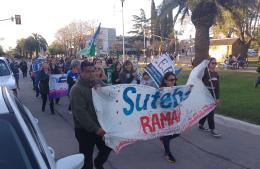 Marcha en Ramallo en defensa de la educación pública