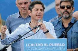 Kicillof desde el Kilómetro 0 del peronismo: ''Las mujeres están al frente en cada crisis''