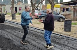 Recorrida del intendente por obras en marcha