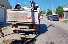 La Municipalidad lanzó un plan de bacheo en todo el partido de Ramallo