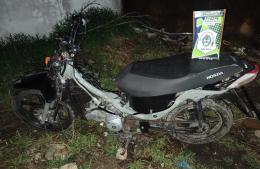 Detenido por circular con moto robada