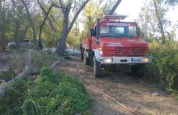 Bomberos advirtió por los incendios forestales