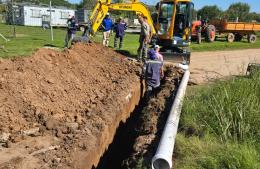 El municipio comenzó a extender la red de cloacas en el Barrio Pinar del Río y zonas aledañas