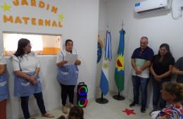 Poletti asistió a la apertura del ciclo escolar del Jardín Maternal Municipal N° 1 de Pérez Millán