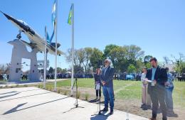 Inauguraron el Monumento a los mecánicos y técnicos de la guerra de Malvinas