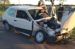 Accidente en el Camino de la Costa: dos personas resultaron heridas