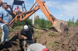 Comenzaron las obras en el Loteo Velázquez: el intendente Poletti recorrió la zona