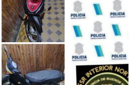 GUR y Patrulla Preventiva secuestraron una moto robada