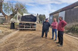 El intendente interino realizó una recorrida por la obra de Barrio Don Antonio